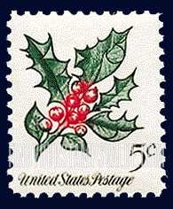 FindYourStampsValue: CHRISTMAS - Holly