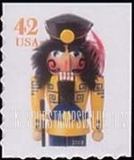 FindYourStampsValue: HOLIDAY NUTCRACKERS - Captain, Self-Adhesive Booklet Stamp