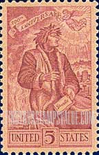 FindYourStampsValue: DANTE ALIGHIERI, Italian Poet