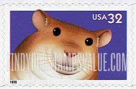 FindYourStampsValue: BRIGHT EYES - Hamster, Self-adhesive stamp