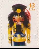FindYourStampsValue: HOLIDAY NUTCRACKERS - Captain, Self-Adhesive Booklet Stamp