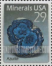 FindYourStampsValue: MINERALS - Azurite