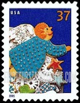 FindYourStampsValue: CHRISTMAS COOKIES - Angel, Self-Adhesive stamp