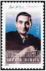 FindYourStampsValue: IRVING BERLIN, COMPOSER, Self-Adhesive stamp