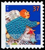 FindYourStampsValue: CHRISTMAS COOKIES - Angel, Booklet stamp