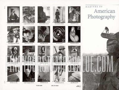 FindYourStampsValue: MASTERS OF AMERICAN PHOTOGRAPHY, Self-Adhesive stamps
