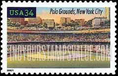 FindYourStampsValue: LEGENDARY PLAYING FIELDS - Polo Grounds, Self-Adhesive stamp