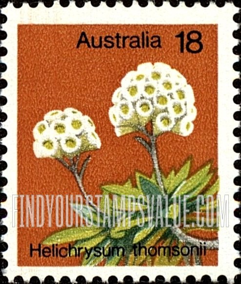 FindYourStampsValue: Helichrysum Thomsonii