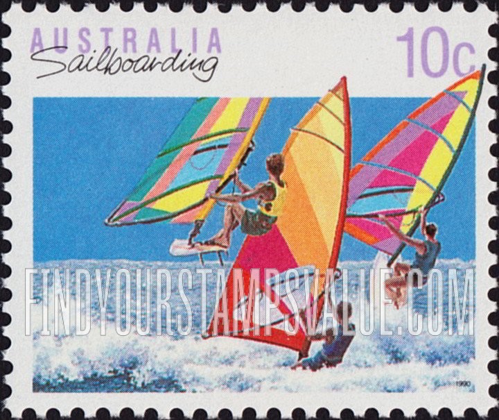 FindYourStampsValue: Sports: Windsurfing