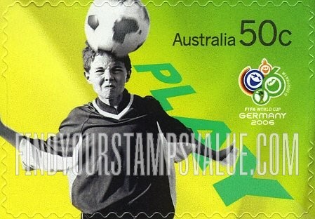 FindYourStampsValue: 2006 World Cup Soccer Championships, Germany: “Play”