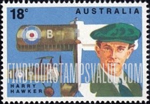 FindYourStampsValue: Harry Hawker and Sopwith “Camel”