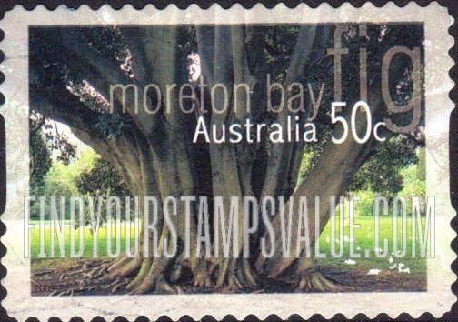FindYourStampsValue: Trees: Moreton Bay fig