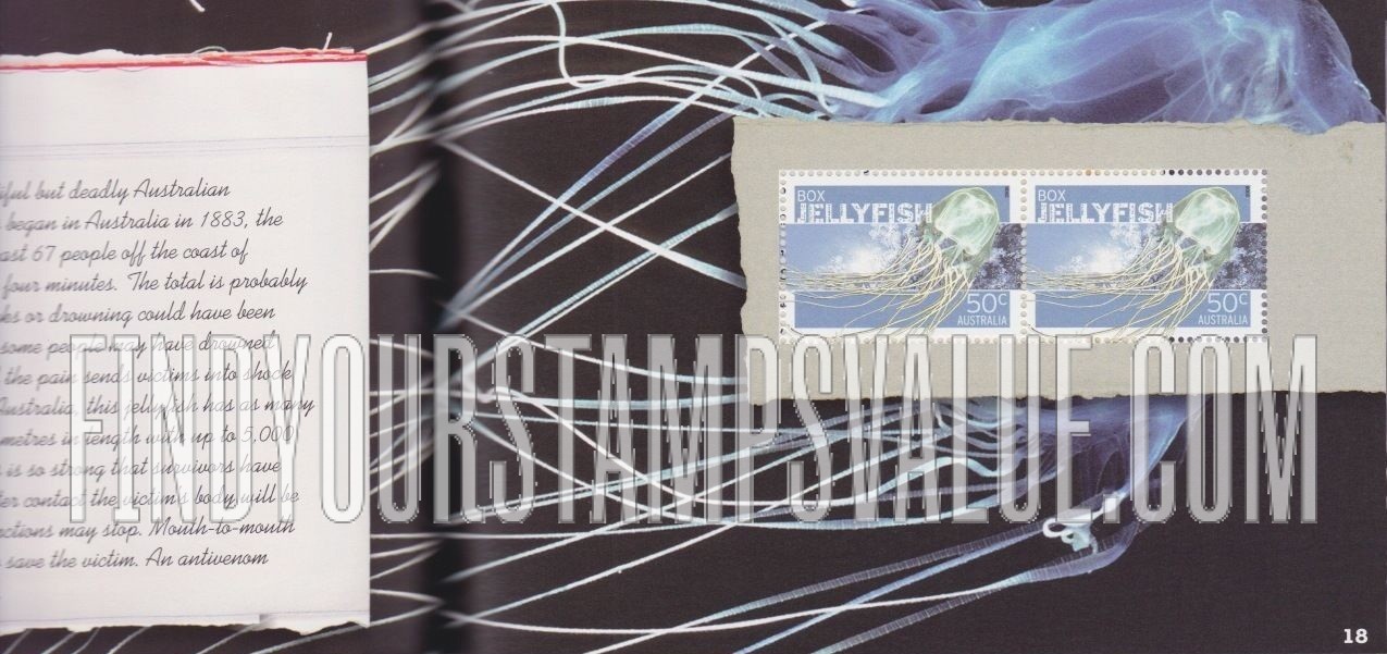 FindYourStampsValue: Dangerous Australian Wildlife: Box jellyfish