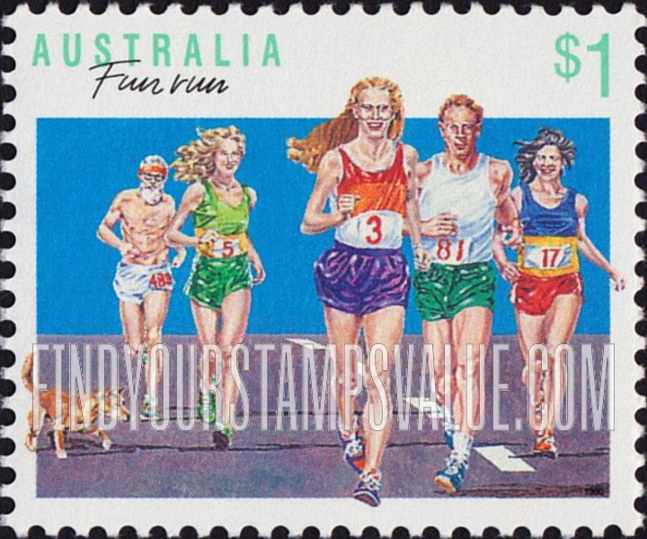 FindYourStampsValue: Sports: Running