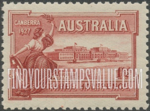 FindYourStampsValue: Parliament House, Canberra