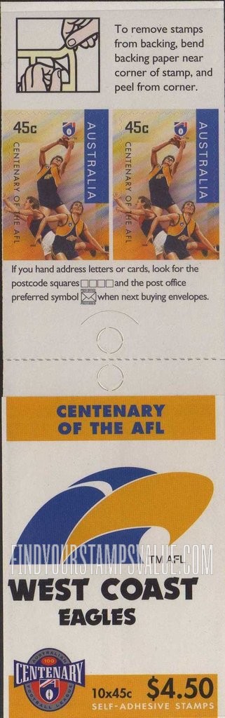 FindYourStampsValue: West Coast Eagles