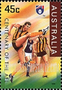FindYourStampsValue: Hawthorn Hawks