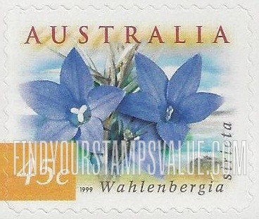 FindYourStampsValue: Flora & Fauna Type of 1996: Wahlenbergia stricta