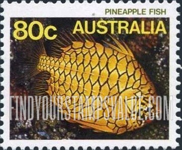 FindYourStampsValue: Pineapple fish