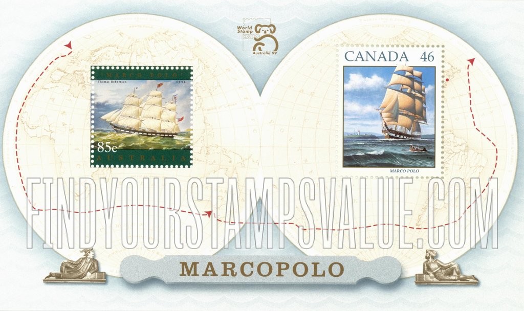 FindYourStampsValue: Maritime Heritage: Marco Polo