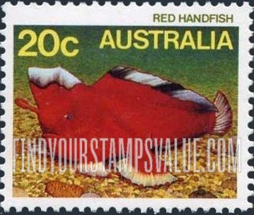 FindYourStampsValue: Red handfish