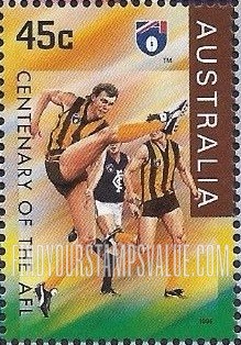 FindYourStampsValue: Hawthorn Hawks