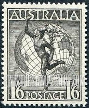 FindYourStampsValue: AIR POST - Mercury and Globe