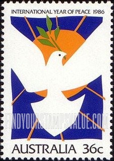 FindYourStampsValue: International Peace Year