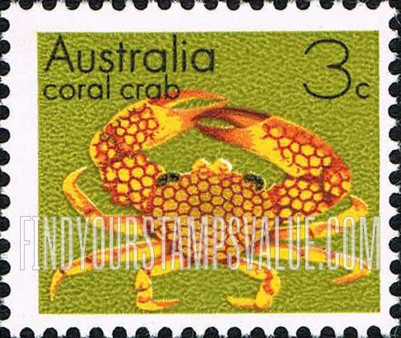 FindYourStampsValue: Coral crab