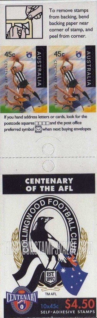 FindYourStampsValue: Collingwood Magpies