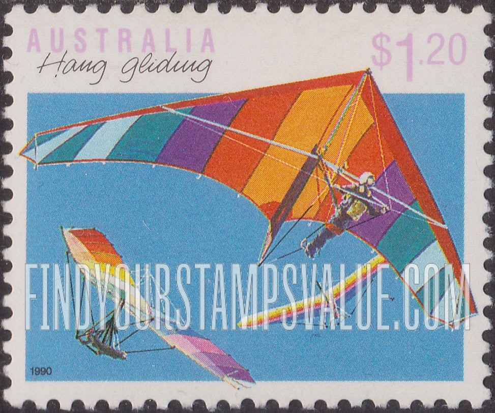 FindYourStampsValue: Sports: Hang-gliding