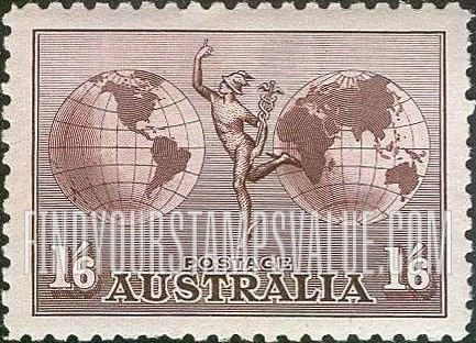 FindYourStampsValue: AIR POST - Mercury and Hemispheres
