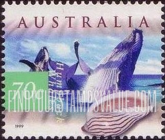 FindYourStampsValue: Flora & Fauna Type of 1996: Humpback whales, zebra volute
