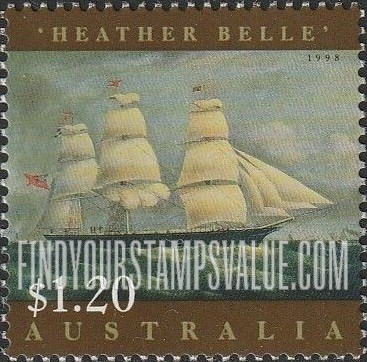 FindYourStampsValue: Maritime Heritage: Heather Belle