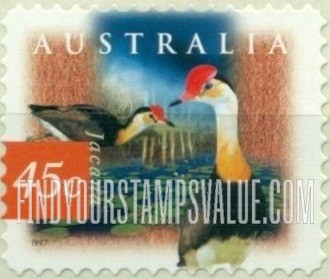 FindYourStampsValue: Flora and Fauna: Jacana