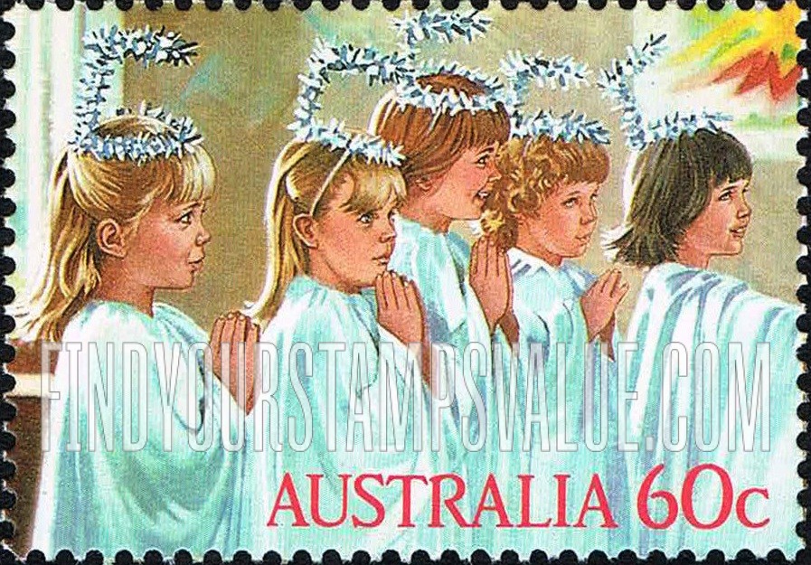 FindYourStampsValue: Christmas: Angels
