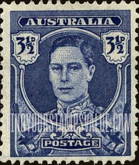 FindYourStampsValue: George VI and Blue Wrens