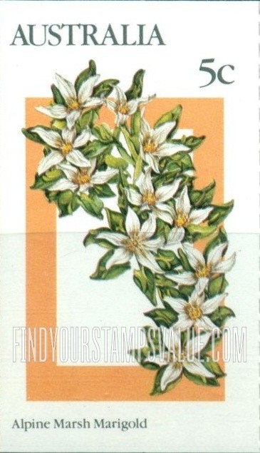 FindYourStampsValue: Alpine Wildflowers: Alpine marsh marigold