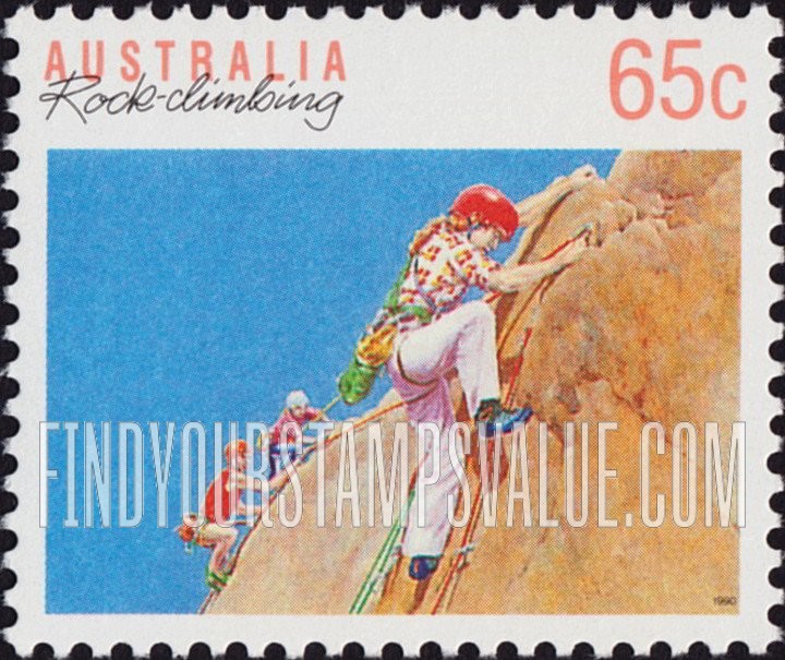 FindYourStampsValue: Sports: Rock climbing