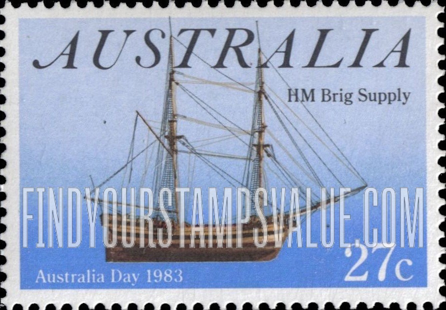 FindYourStampsValue: Australia Day: Supply