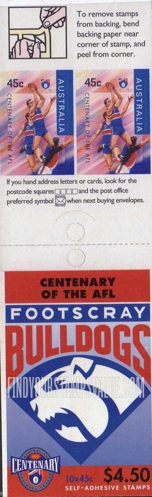 FindYourStampsValue: Footscray Bulldogs