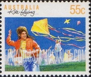 FindYourStampsValue: Sports: Kite-flying