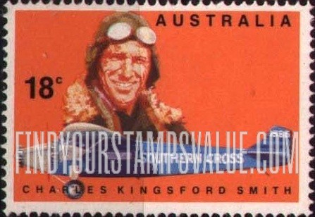FindYourStampsValue: Charles Kingsford-Smith and Fokker “Southern Cross"