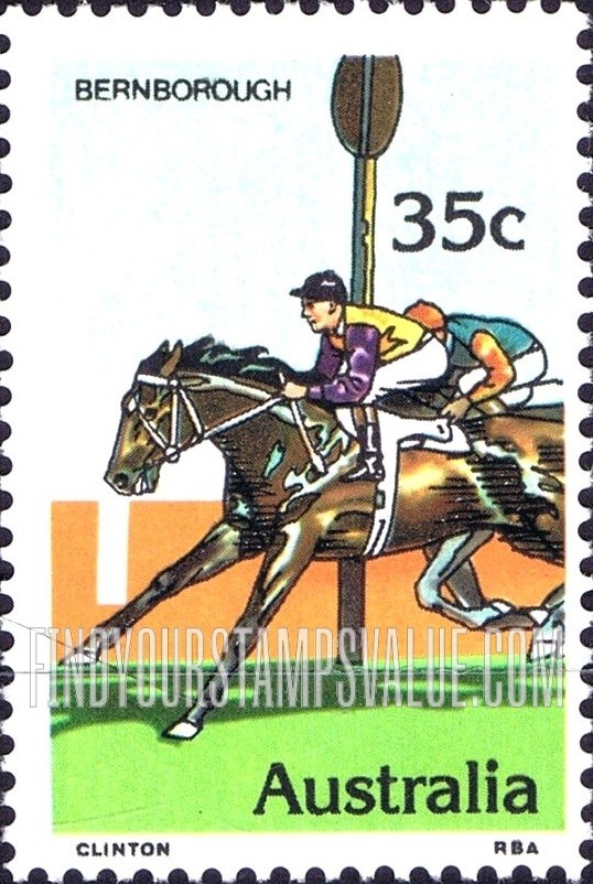 FindYourStampsValue: Race horses: Bernborough, vertical