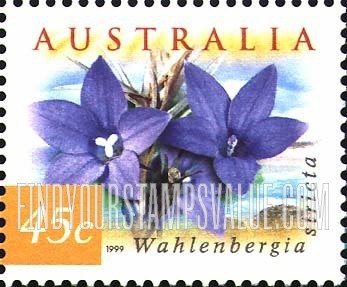 FindYourStampsValue: Flora & Fauna Type of 1996: Wahlenbergia stricta