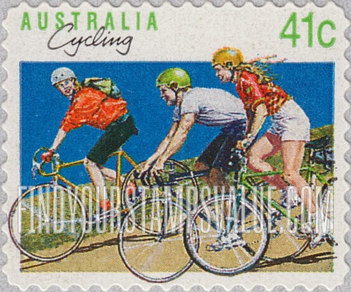 FindYourStampsValue: Sports Type of 1989: Cycling