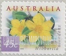 FindYourStampsValue: Flora & Fauna Type of 1996: Hibbertia scandens