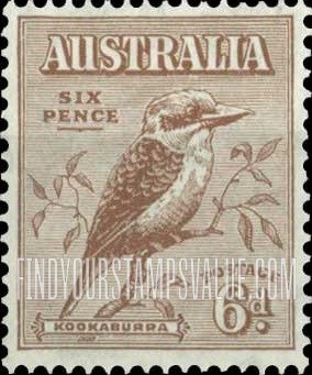 FindYourStampsValue: Kookaburra