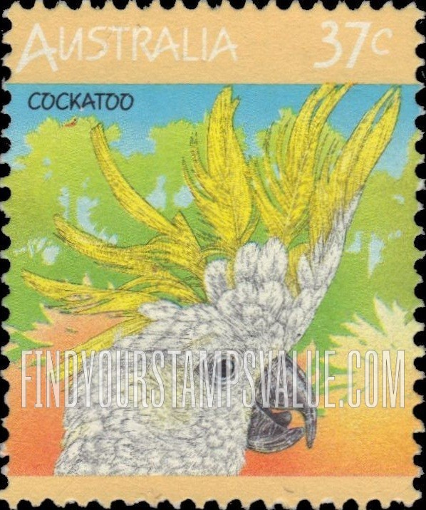 FindYourStampsValue: Fauna: Cockatoo