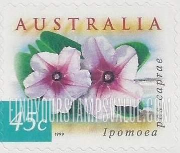 FindYourStampsValue: Flora & Fauna Type of 1996: Ipomoea pes-caprae